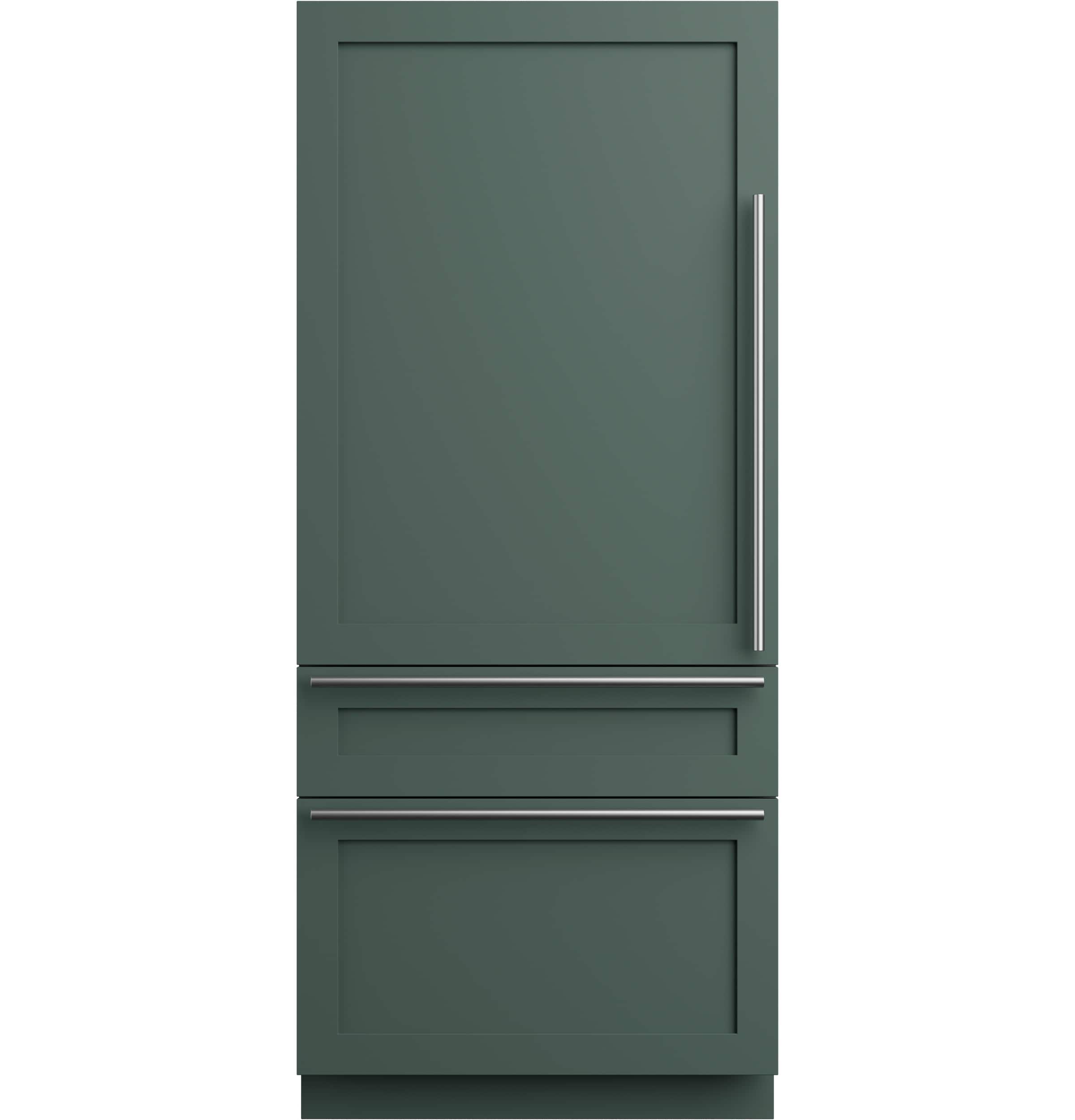 Café - 36 in. Wide 20.1 Cu. Ft. Smart Integrated Bottom-Freezer Built-In Counter-Depth Refrigerator - Left Swing - Custom Panel Ready