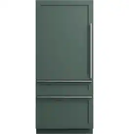 Café - 36 in. Wide 20.1 Cu. Ft. Smart Integrated Bottom-Freezer Built-In Counter-Depth Refrigerator - Left Swing - Custom Panel Ready