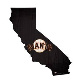 Fan Creations - San Francisco Giants 12" Logo State Sign - Multicolor