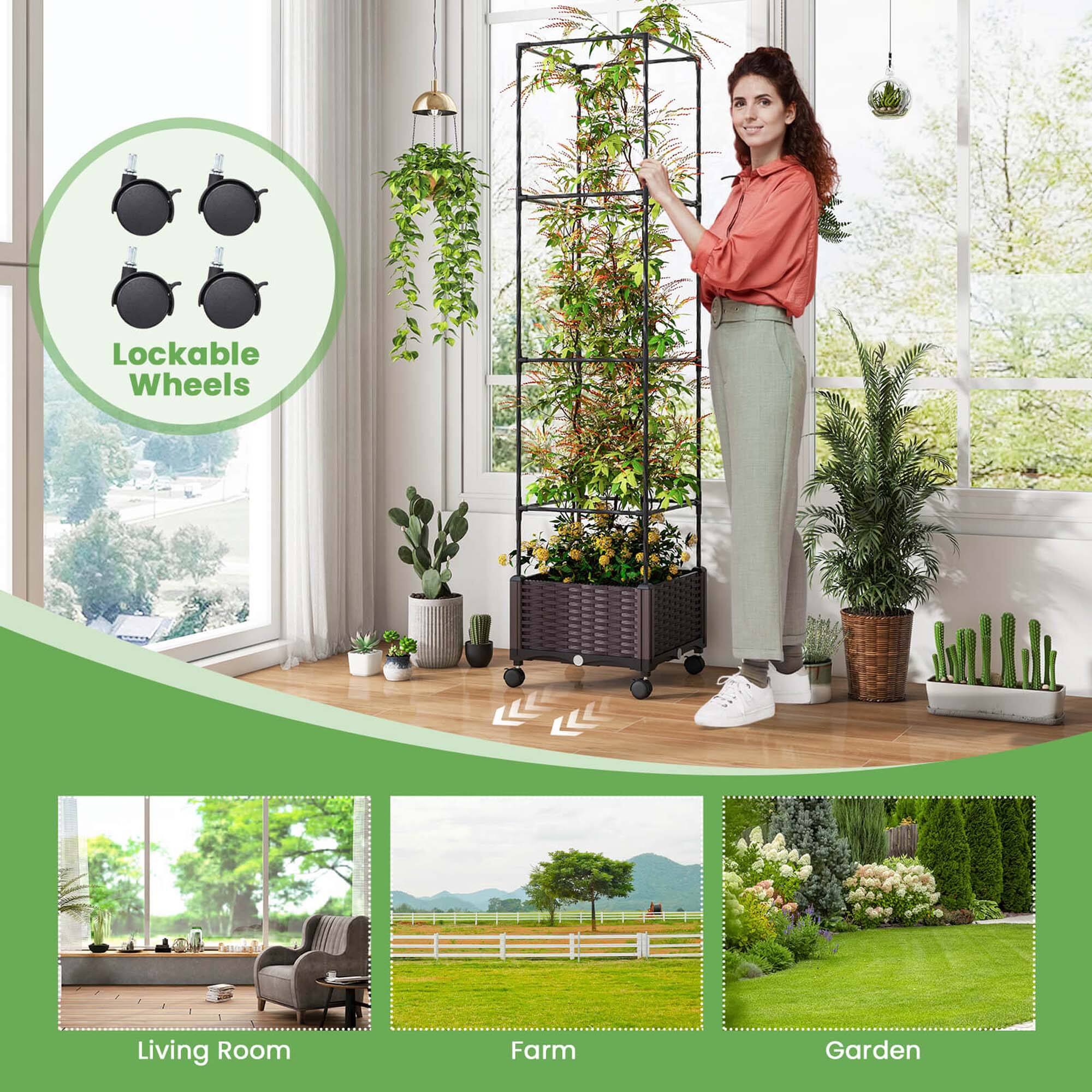 Lockable Wheels Living Room Farm Garden