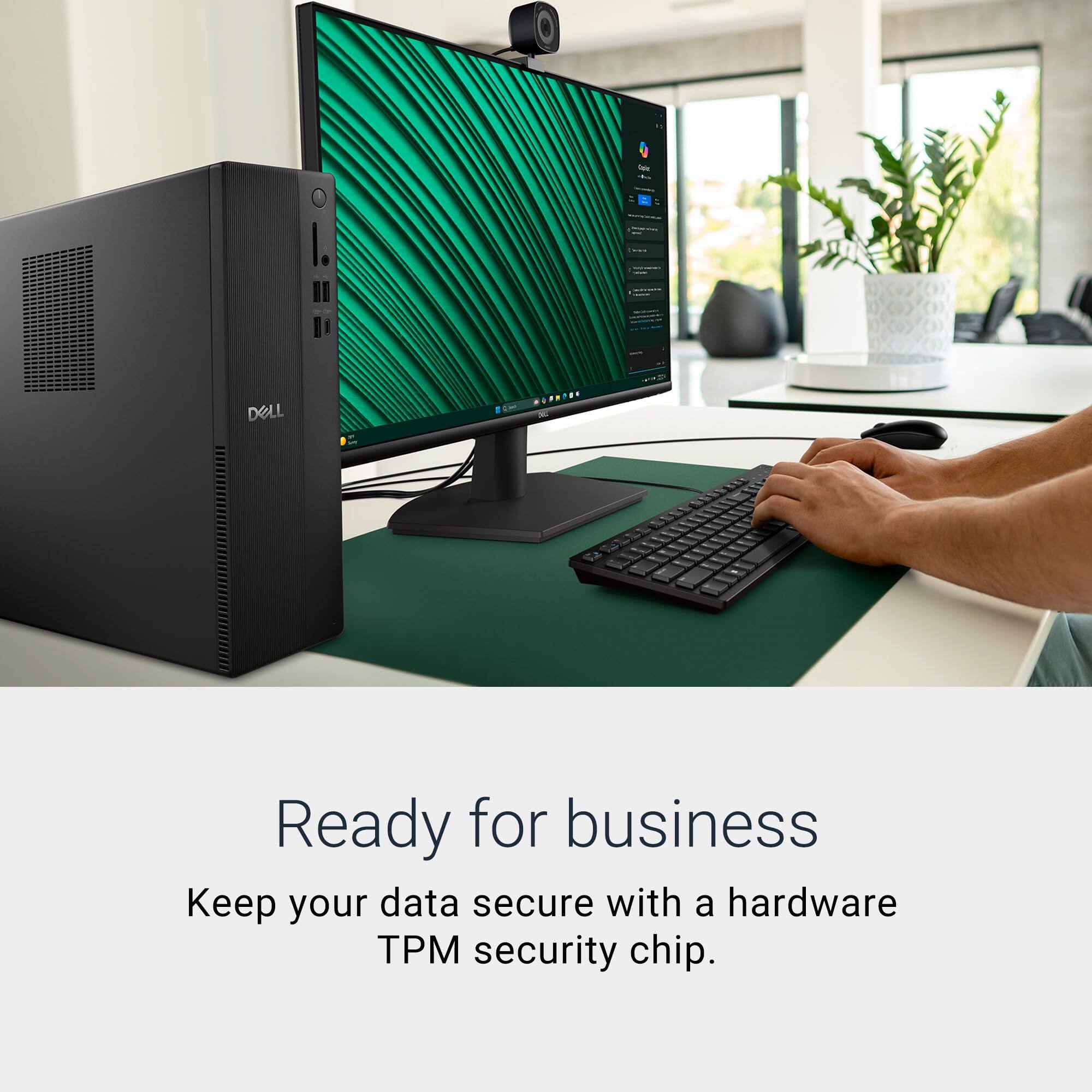 Ready for business  
Keep your data secure with a hardware TPM security chip.