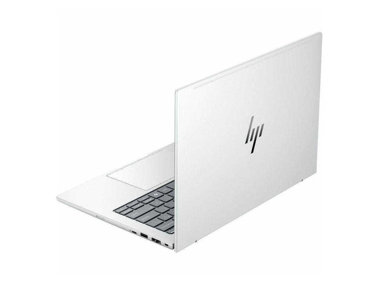 Alt View 3. HP - HP EliteBook 8 G1i 16" - Intel Core Ultra 7 - 16 GB - 512 GB SSD - Windows 11 Pro - Wi-Fi 7 - Glacier Silver - Meteor Silver.