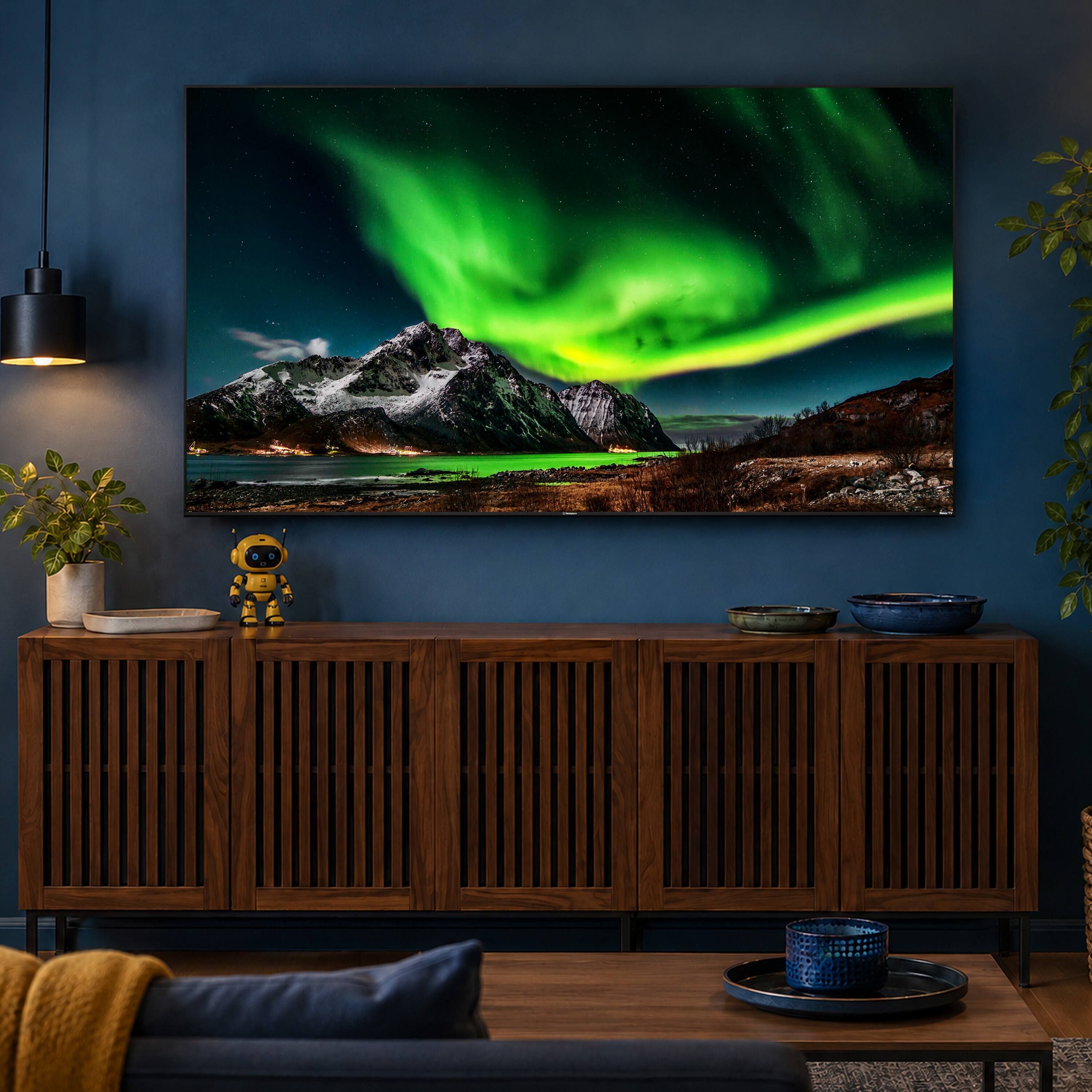 Alt View 8. Westinghouse - Westinghouse 65 inch Mini-LED 4K Roku TV, 144Hz, VRR/ALLM, QLED, Dolby Vision, Local Dimming, MEMC, AirPlay 2 - BLACK.