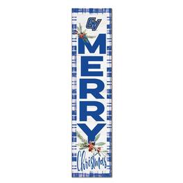 Jardine - Grand Valley State Lakers 12'' x 48'' Outdoor Merry Christmas Leaner - White