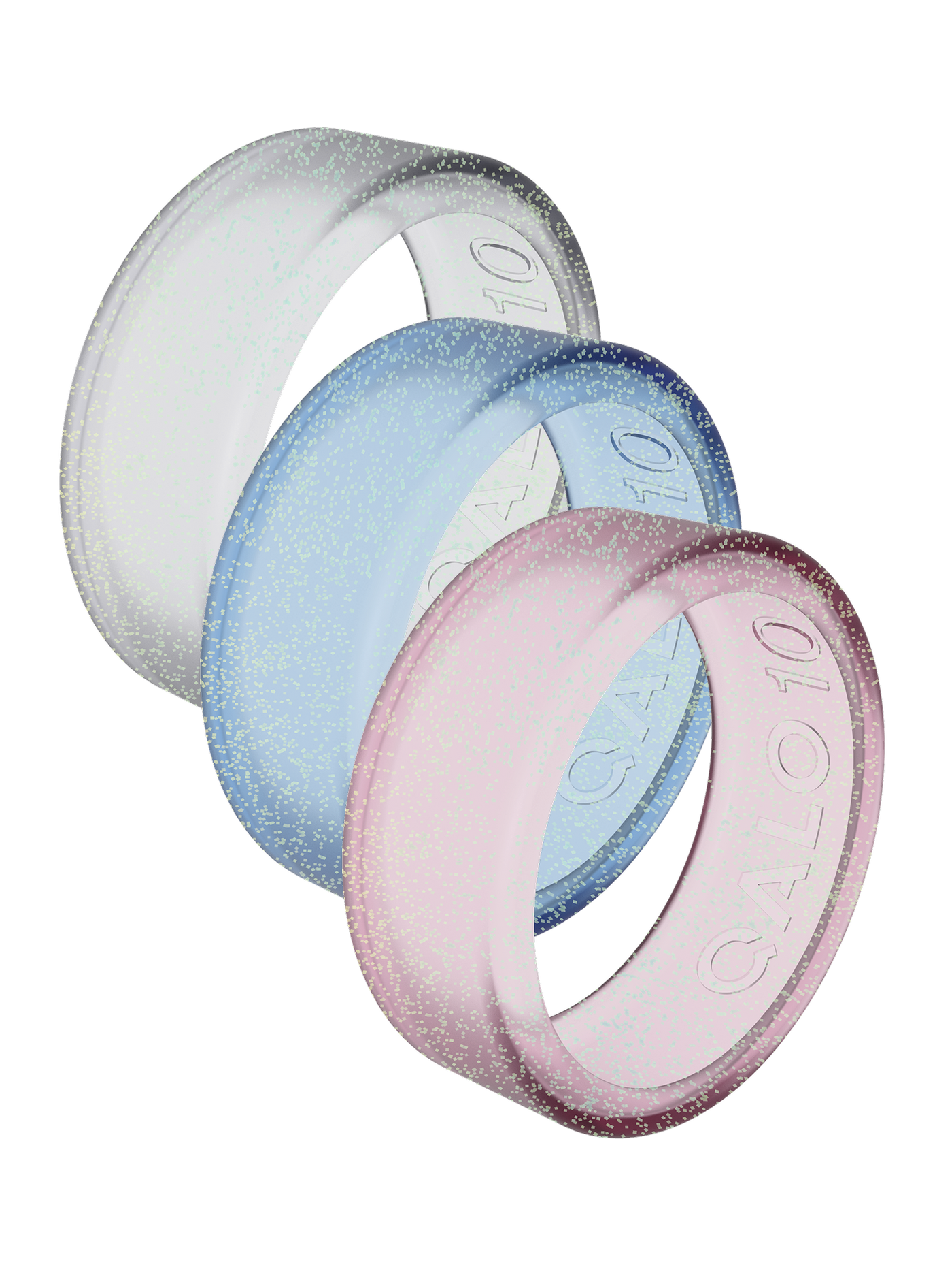 QALO - Unisex QRNT SLIM 3pk Covers Size 08 - Jelly