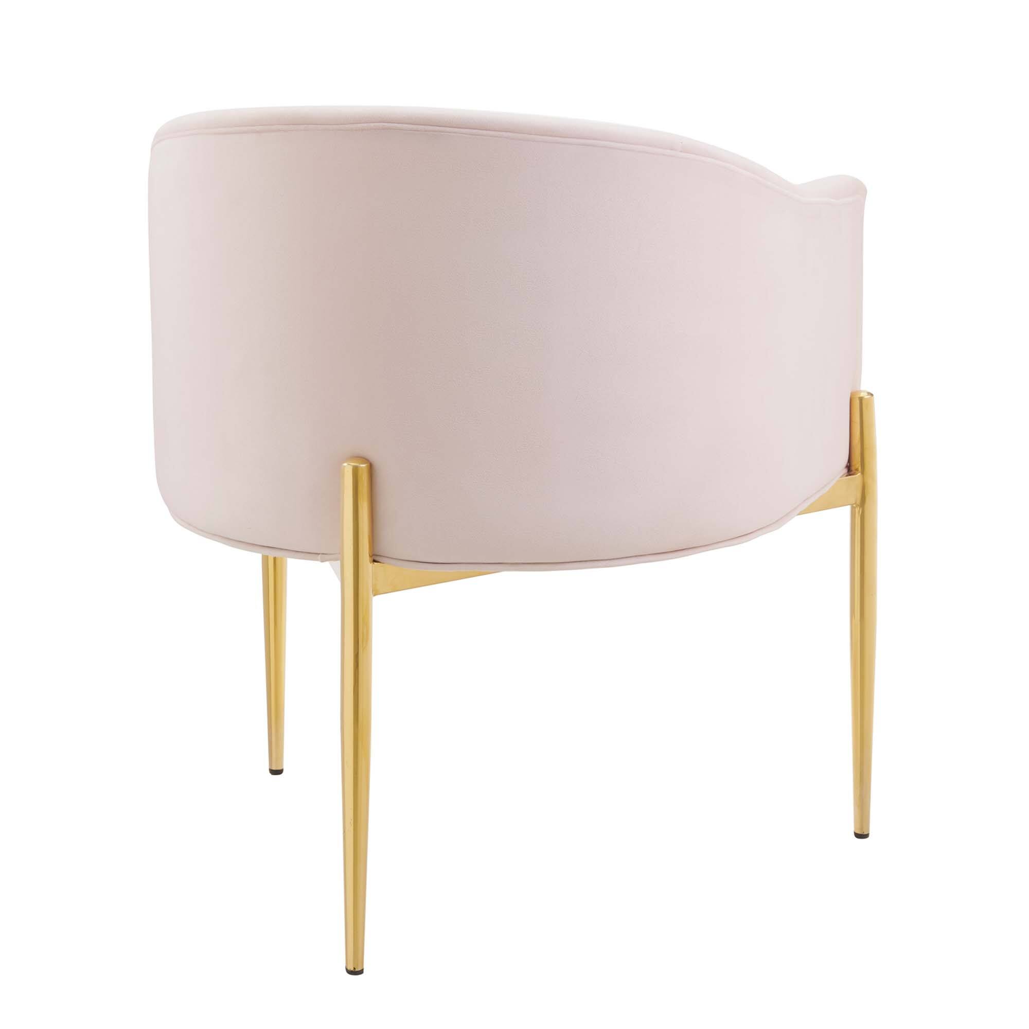 Alt View 2. Modway - Savour Tufted Performance Velvet Accent Chair by Modway - Pink.