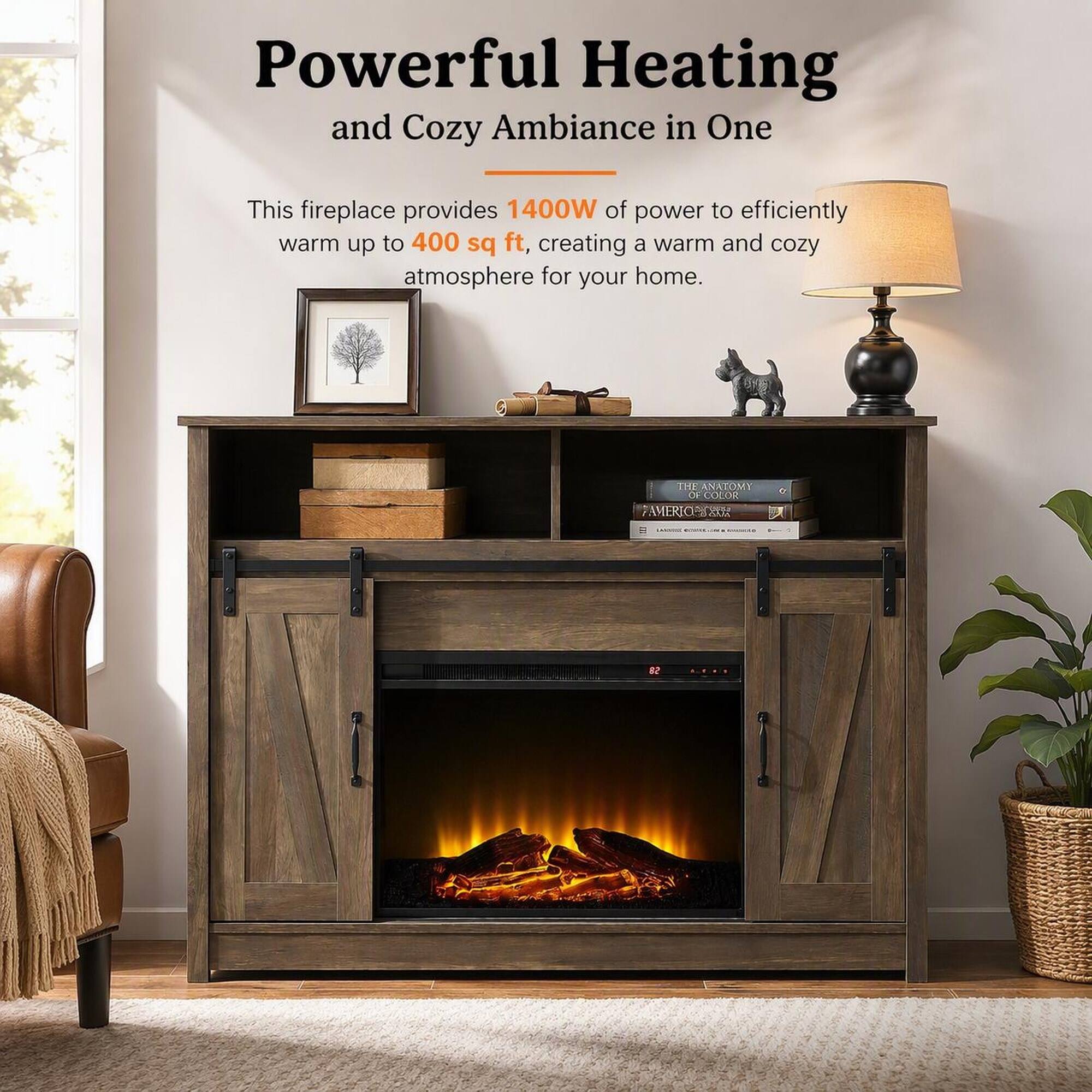 Powerful Heating and Cozy Ambiance in One

This fireplace provides 1400W of power to efficiently warm up to 400 sq ft, creating a warm and cozy atmosphere for your home.

THE ANATOMY OF COLOR AMERIO & PERICOR
82