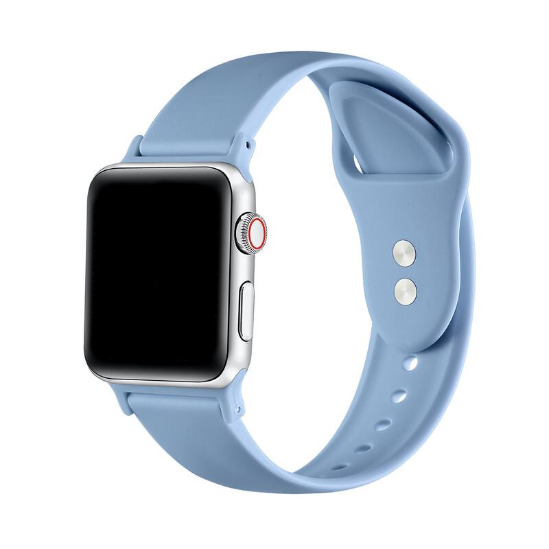 Posh Tech - Silicone Band for Apple Watch - Ice Blue