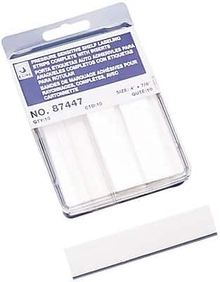"C-line - Shelf Label Strip With Insert, 4"" x 7/8"", 10/Pack - Clear" price history on PriceWatchPro