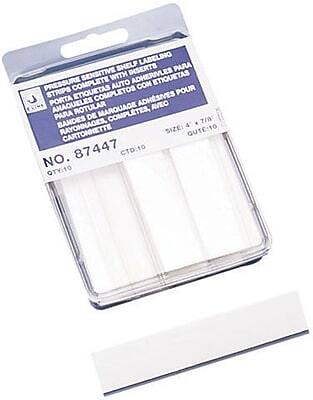 C-line - Shelf Label Strip With Insert, 4" x 7/8", 10/Pack - Clear