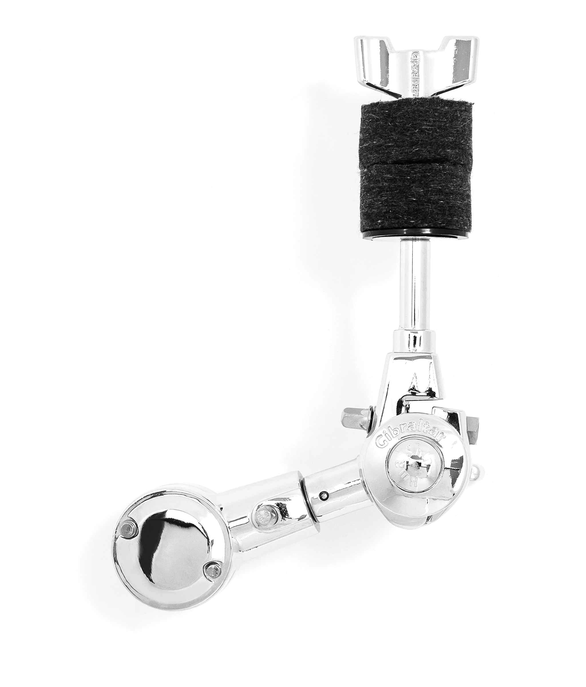 Front. Gibraltar Hardware - Gearless Cymbal Tilter Unit, Fits 12.7mm Boom Rods, Smooth Brake Tilter with Three Point Rotation.