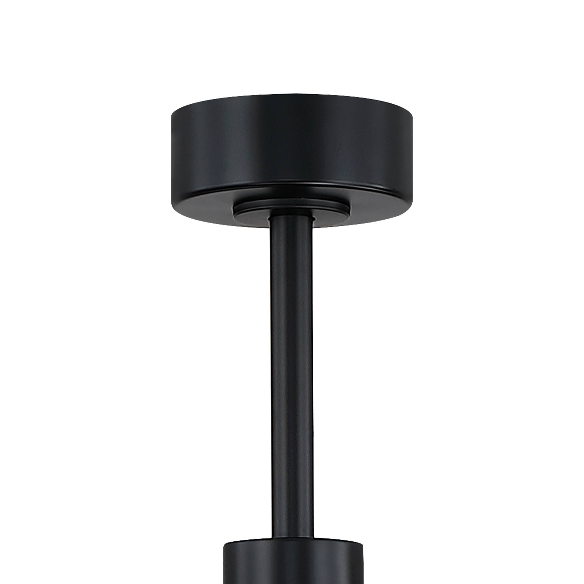 Alt View 9. Parrot Uncle - 72" Large Farmhouse 12-Blade Windmill Ceiling Fan with Dimmable LED Light and 6-Speed Remote - Black.