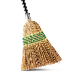 Yocada - Heavy-Duty Broom Corn Broom Outdoor Commercial Indoor for Courtyard Garage Lobby Mall Market Floor Home Office