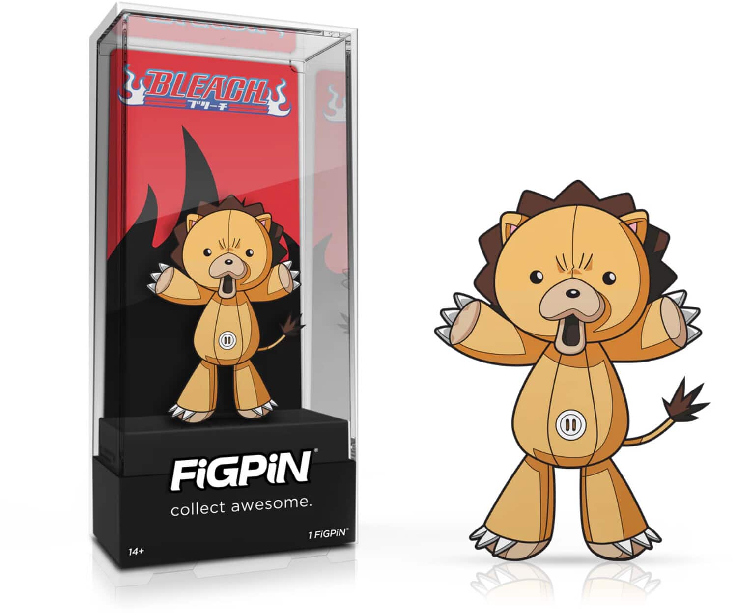 PopMarket - FiGPiN - Bleach - Kon - 3 Inch Enamel Pin (1373) - COLLECTABLES - Multicolor