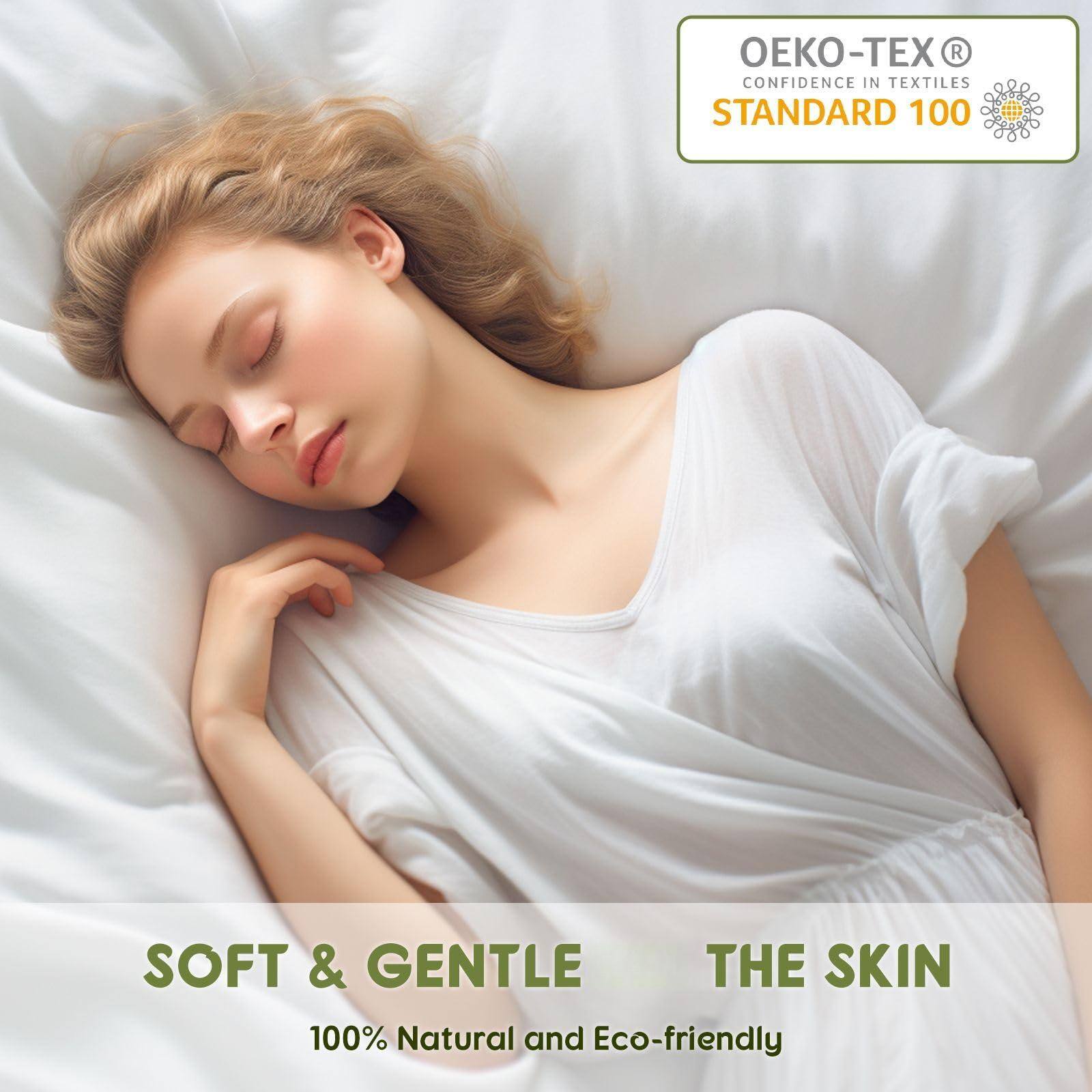 OEKO-TEX®  
CONFIDENCE IN TEXTILES  
STANDARD 100  

SOFT & GENTLE ON THE SKIN  
100% Natural and Eco-friendly