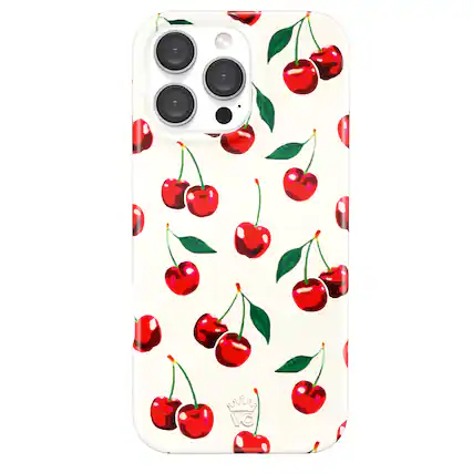 Front. VELVET CAVIAR - Magsafe Case for Apple iPhone 16 Pro Max - Mon Cheri Cherry.