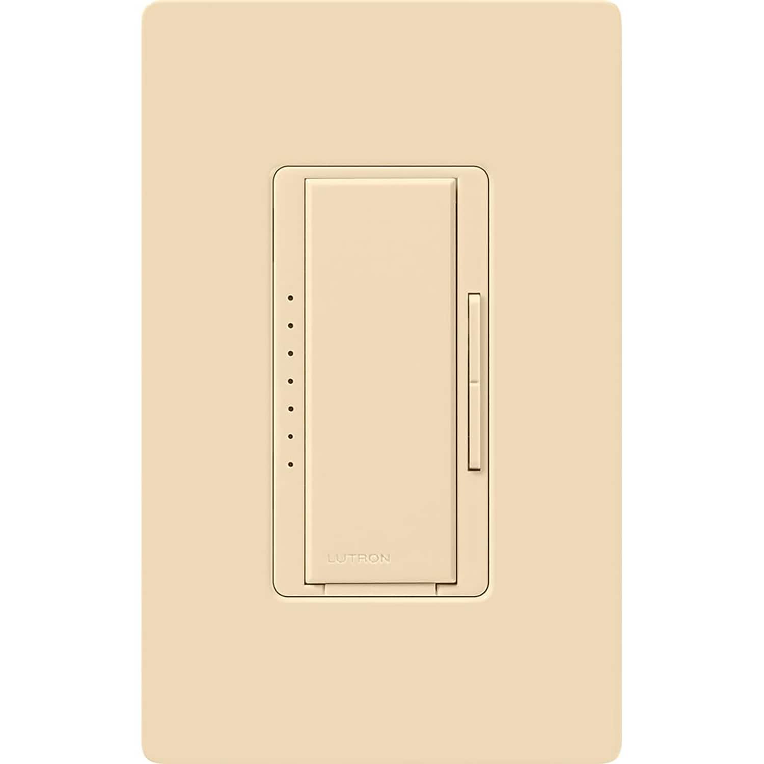 Lutron - Maestro 150 W 3 Way Dimmer Switch 1 pk - Ivory