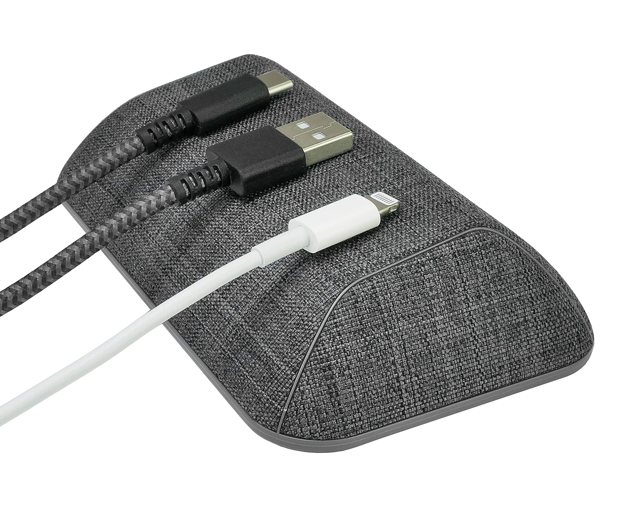 Smartish - Magnetic Cord Holder - Bigger Cable Wrangler Desktop Charger Organizer - No. 2 Pencil Gray - No.2 Pencil Gray
