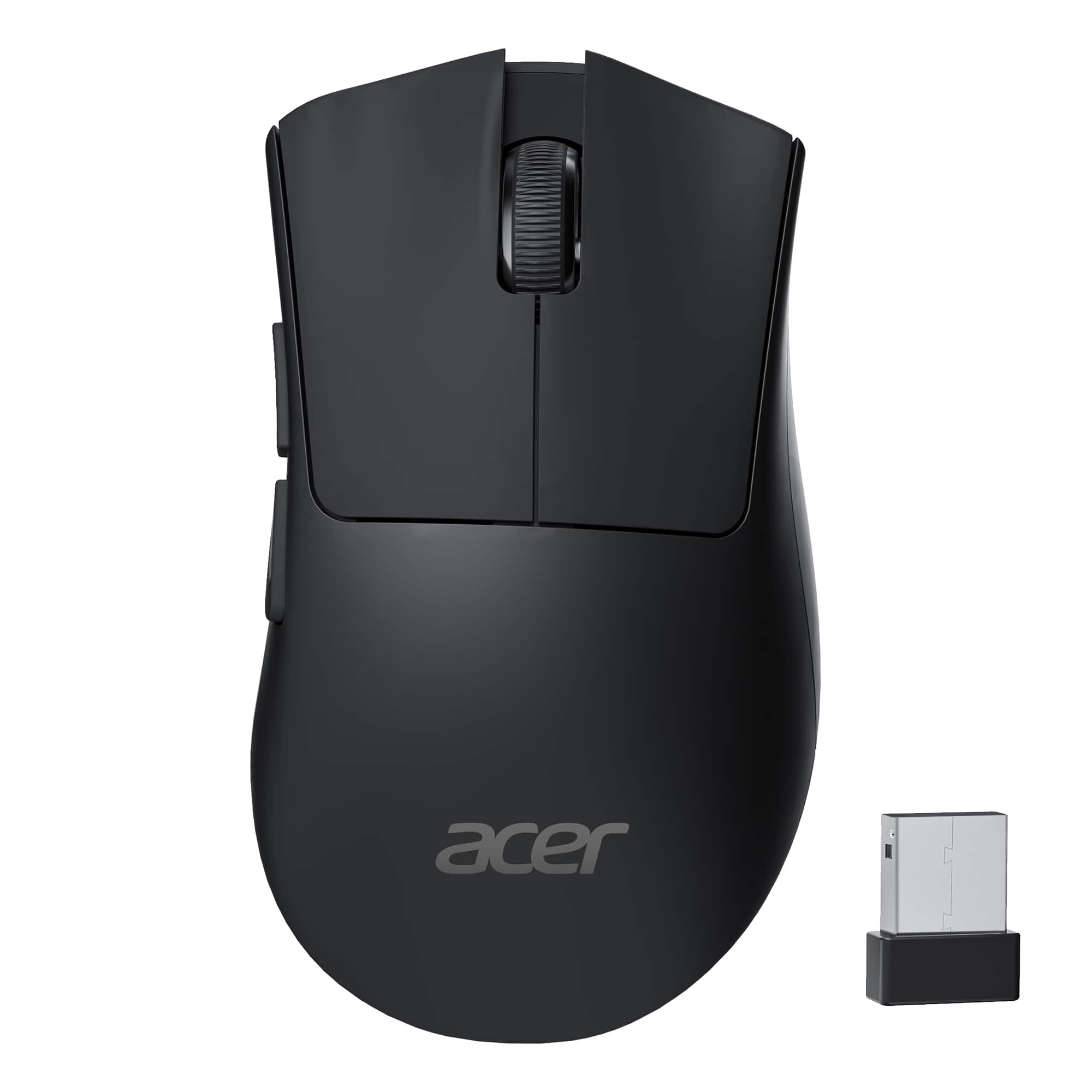 Acer - Wireless Mouse, 1200 DPI Computer Mouse for Laptop with 2.4GHz USB A Receiver - Wireless - black
