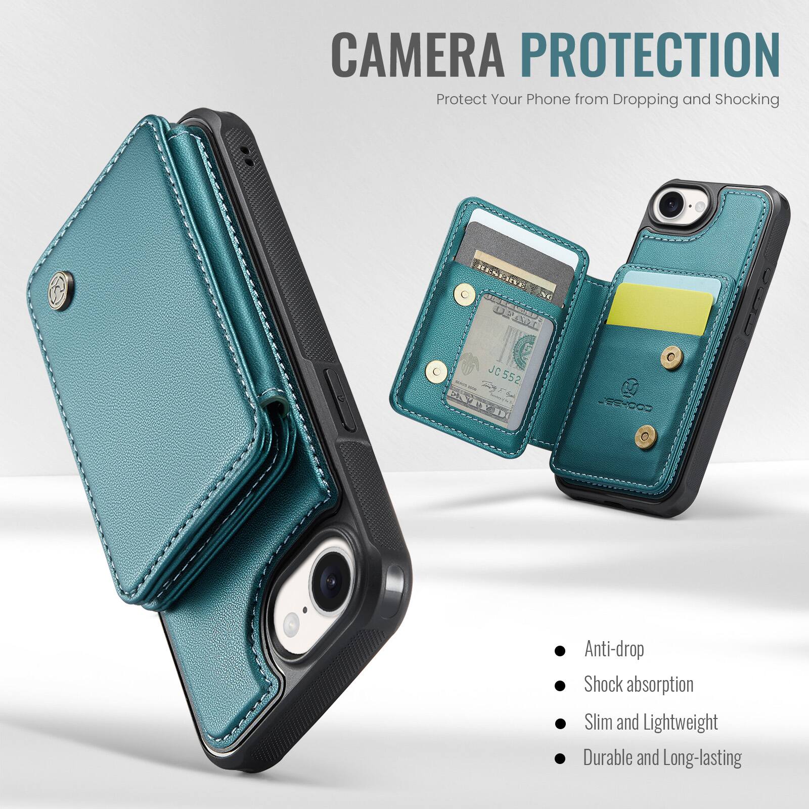 CAMERA PROTECTION  
Protect Your Phone from Dropping and Shocking  

KENETE JC JC552  

Anti-drop  
Shock absorption  
Slim and Lightweight  
Durable and Long-lasting