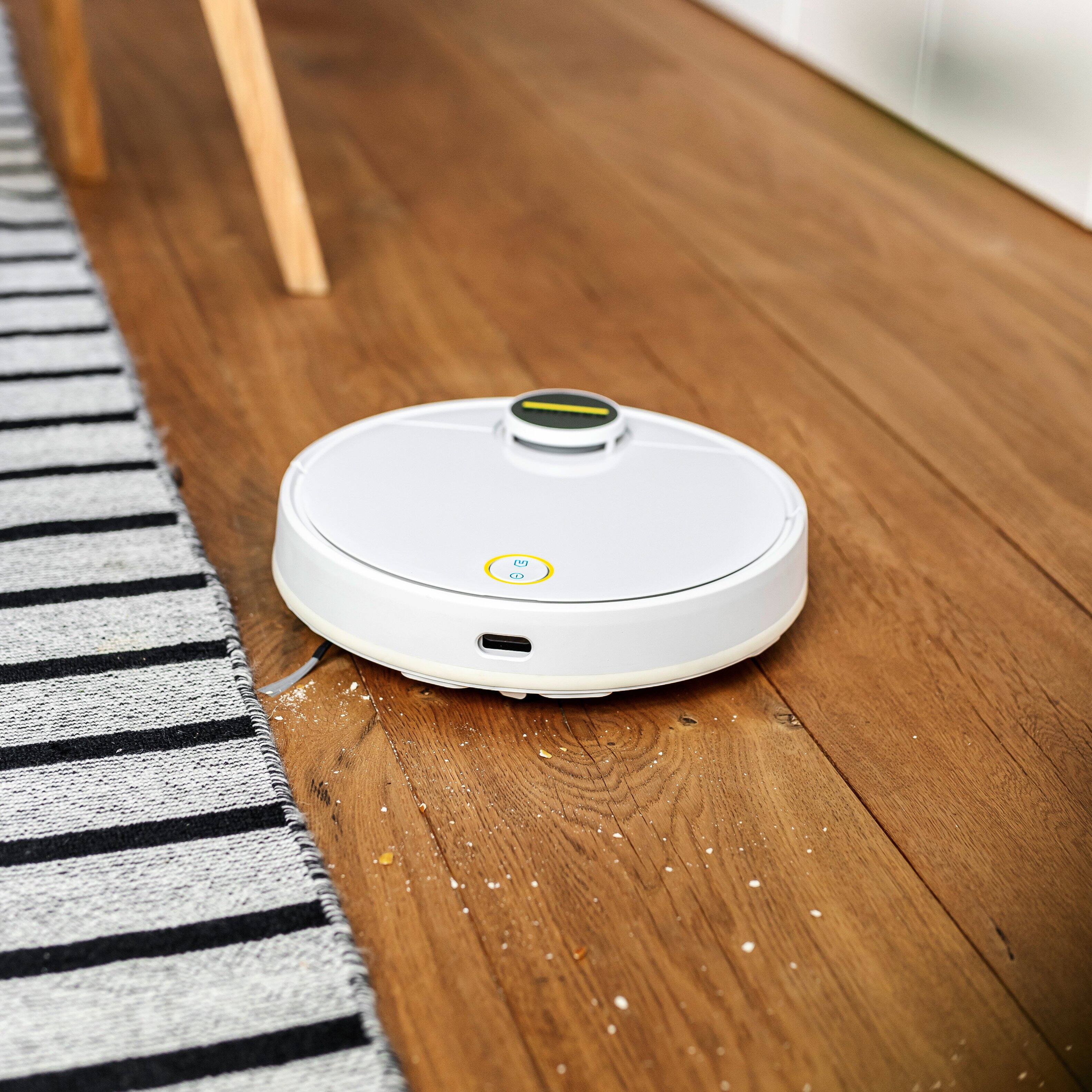 Alt View 2. Karcher - RCV 3 Robot Vacuum & Mop: 2500Pa Suction, LiDAR Navigation, Floor Mapping, 120 min Runtime, App Remote Control.