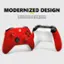 MODERNIZED DESIGN: Sculpted surfaces and refined geometry for enhanced comfort during gameplay. XBOX