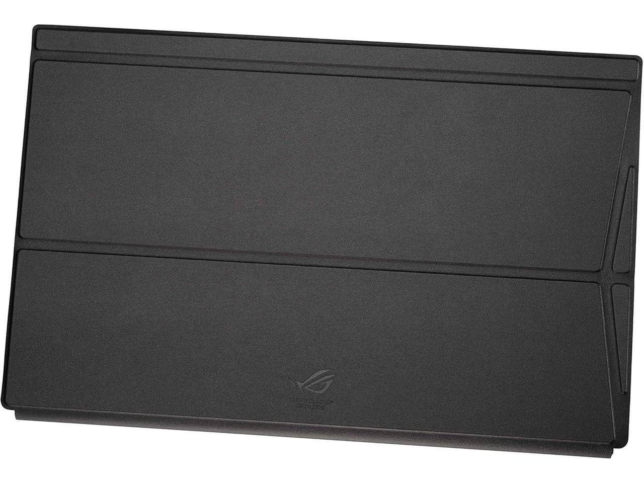 Alt View 3. ASUS - ASUS ROG Strix (XG17AHP) Black / Silver 17.3" Portable IPS Gaming Monitor Built-in Speakers - Black.