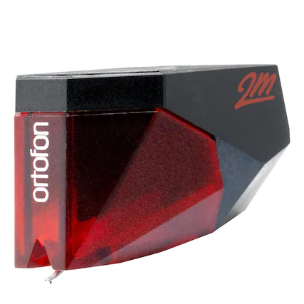 Front. Ortofon - Ortofon 2MR Red MM Phono Cartridge for Low-Profile Turntables - Red.