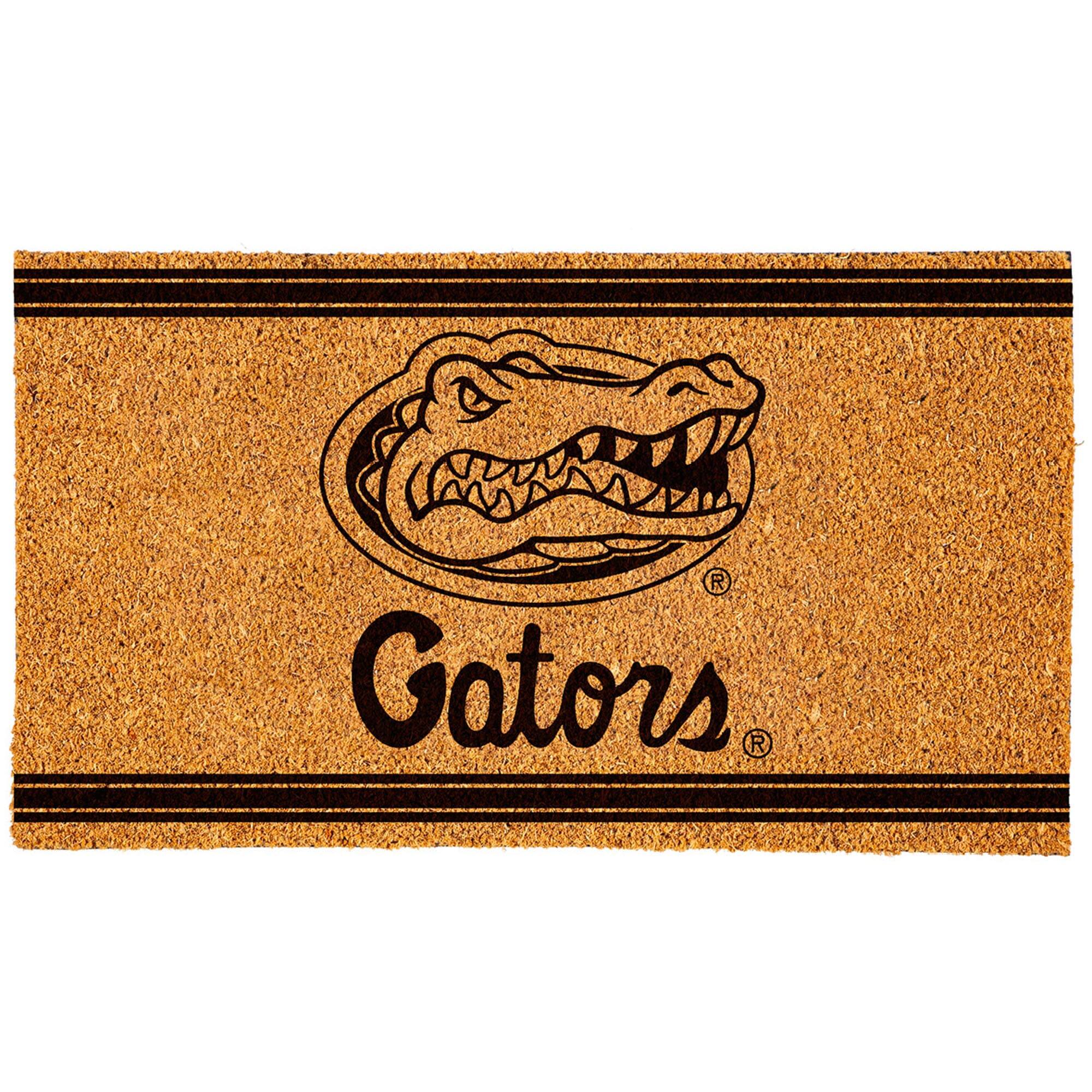 Front. Evergreen Enterprises - Florida Gators 16" x 28" Logo Turf Mat - Multicolor.