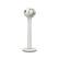 Front. Devialet - Tree Tower Stand for Phantom Ultimate 98 dB - Light Pearl.