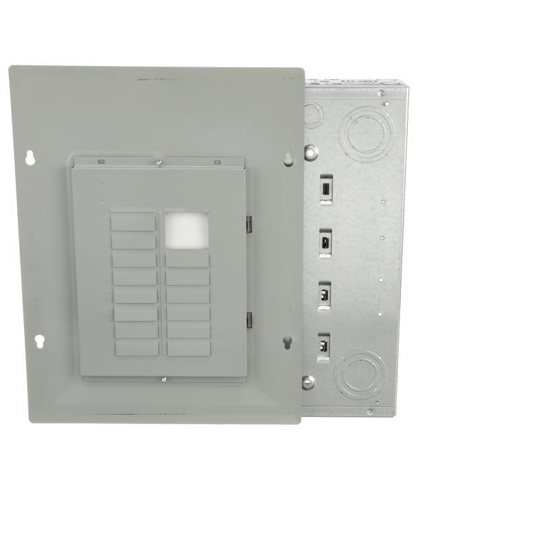 Angle. Eaton - Eaton 100 amps 120/240 V 12 space 20 circuits Combination Mount Main Breaker Load Center.