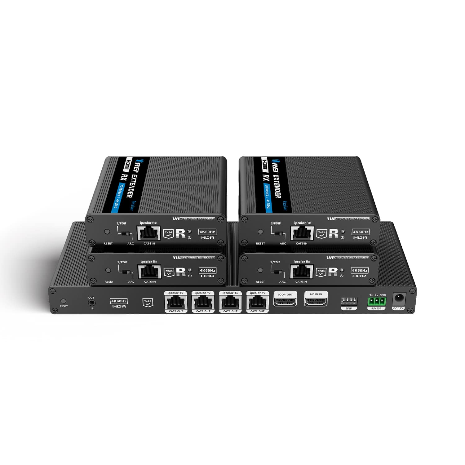 hare Amazon.com: OREI 1x8 HDMI Extender Splitter HDBaseT 4K