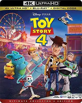 Front. Toy Story 4 - 4K Blu-Ray.