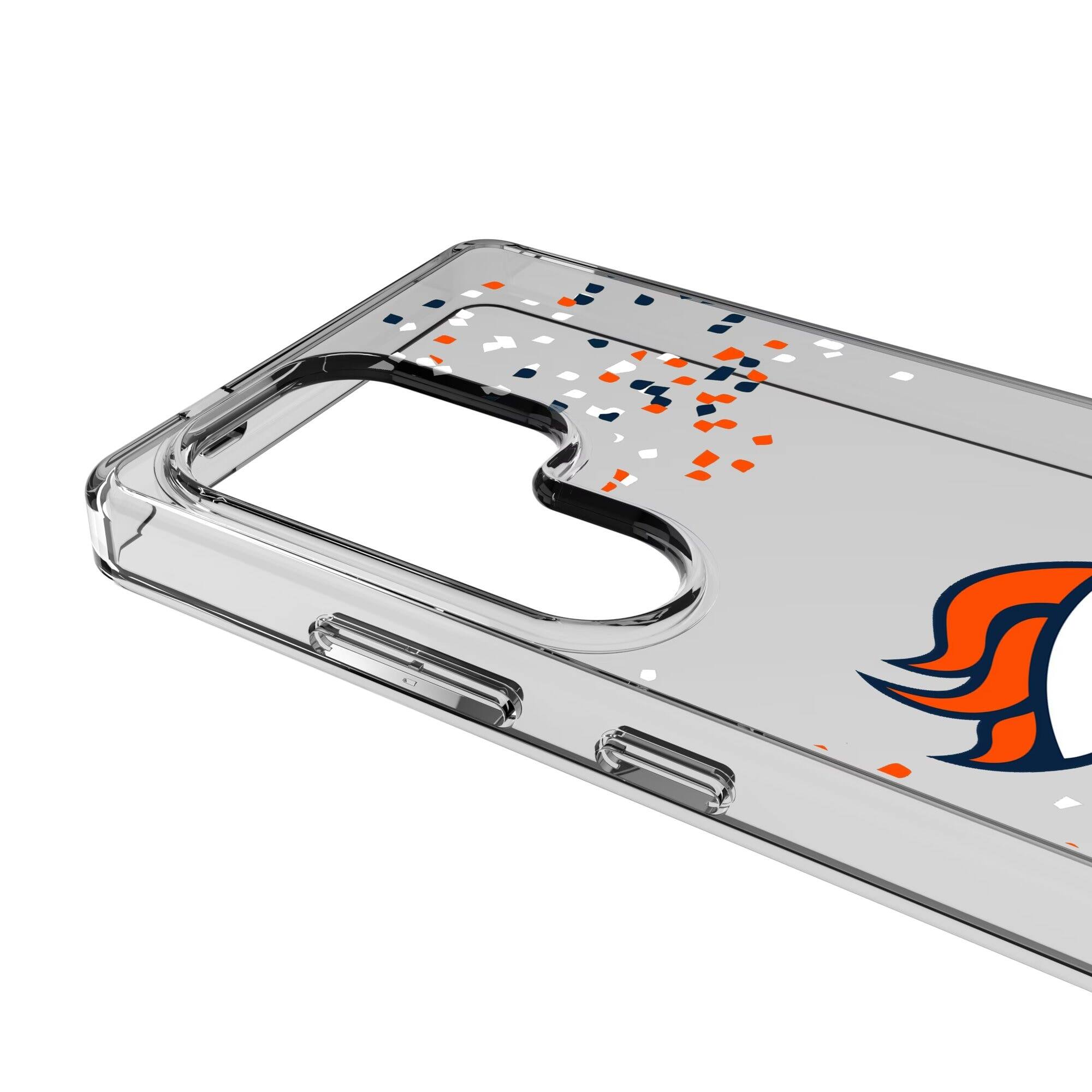 Alt View 2. Keyscaper - Galaxy Clear Case with Confetti Design - S23 Ultra - Multicolor.