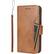 Front. SaharaCase - Genuine Leather Folio Wallet Case for Apple iPhone 15 Pro - Brown.