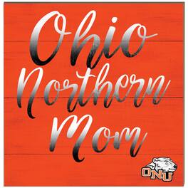 Jardine - Ohio Northern Polar Bears 10'' x 10'' Mom Plaque - Orange
