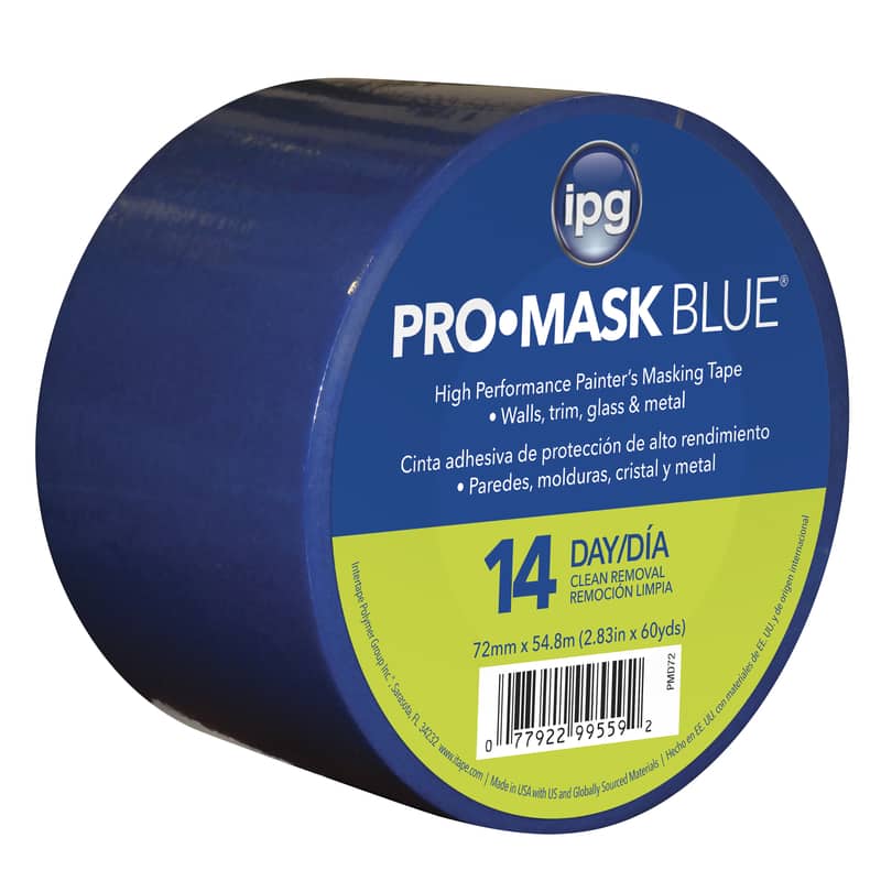 IPG - Pro-Mask 2.83 in. W X 60 yd L Blue Masking Tape