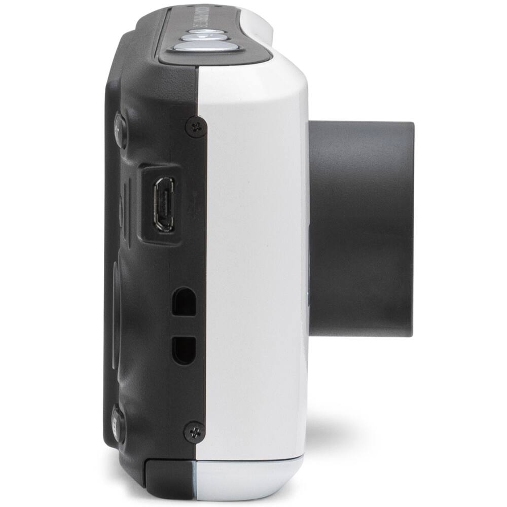 Alt View 6. Kodak - PIXPRO FZ45 16MP Digital Camera White + Lexar 64GB Memory Card Bundle.