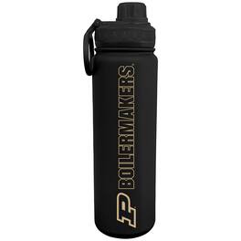 The Fanatic Group - Purdue Boilermakers 24oz. Logo Stainless Sport Bottle - Black