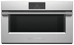 Fisher & Paykel - Professional 30-in convection speed oven with 22 functions 5-in touch screen compact - Stainless Steel - Front_Zoom