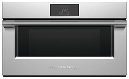 Fisher & Paykel - Professional 30-in convection speed oven with 22 functions 5-in touch screen compact - Stainless Steel