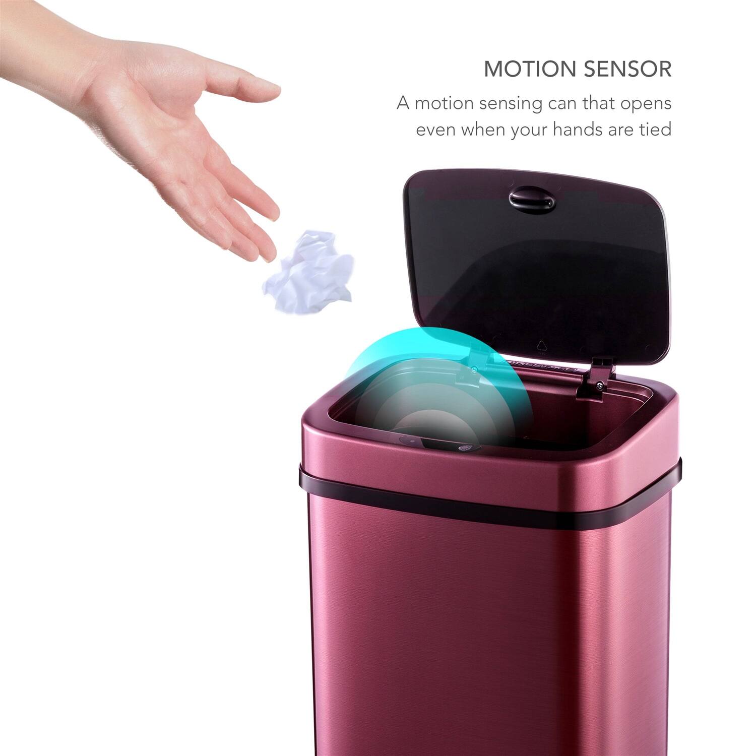 MOTION SENSOR  
A motion sensing can that opens even when your hands are tied