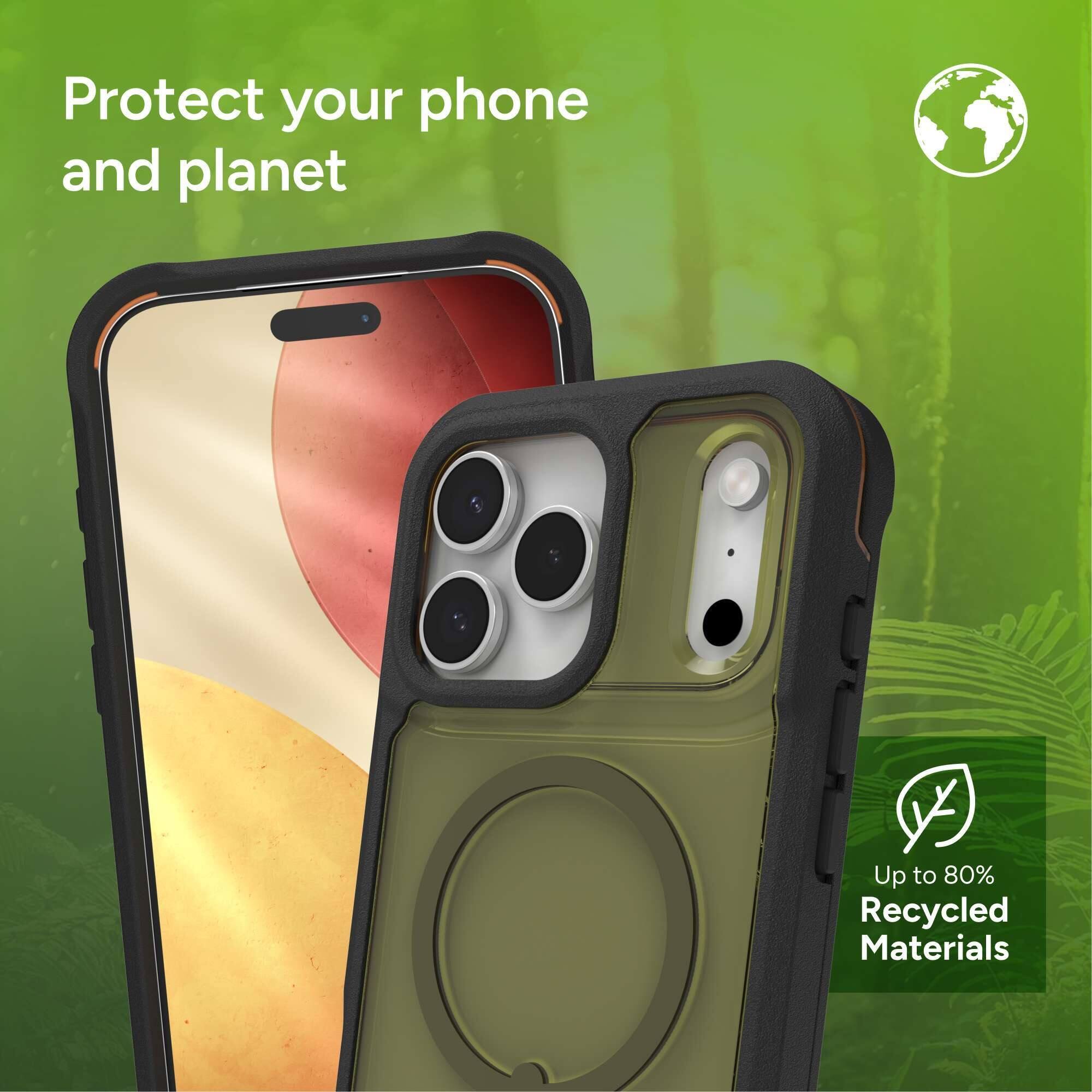 Protect your phone and planet

Up to 80% Recycled Materials