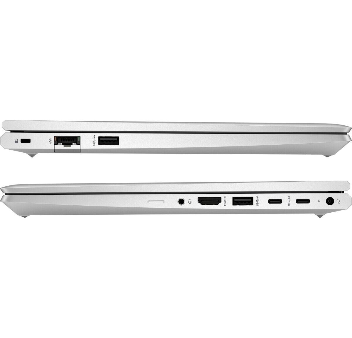 Alt View 4. HP - ProBook 445 G10 14" FHD AMD Ryzen 3-7330U 2.3 GHz 8 GB DDR4 256 GB SSD AMD Radeon Graphics Windows 11 Pro Laptop - Silver.