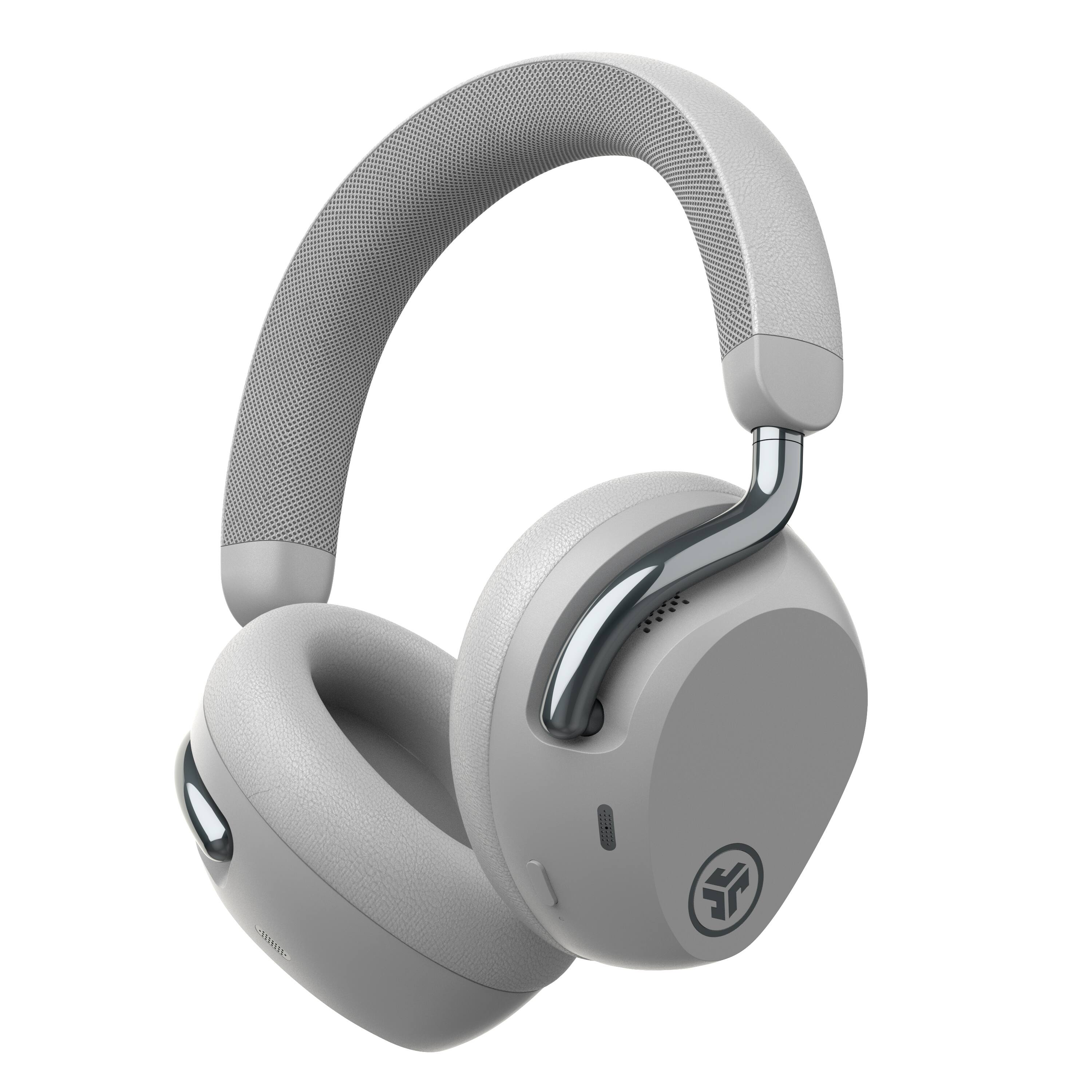 Angle. JLab - Epic Lux Lab Edition ANC Wireless Over-Ear Headphones - White.