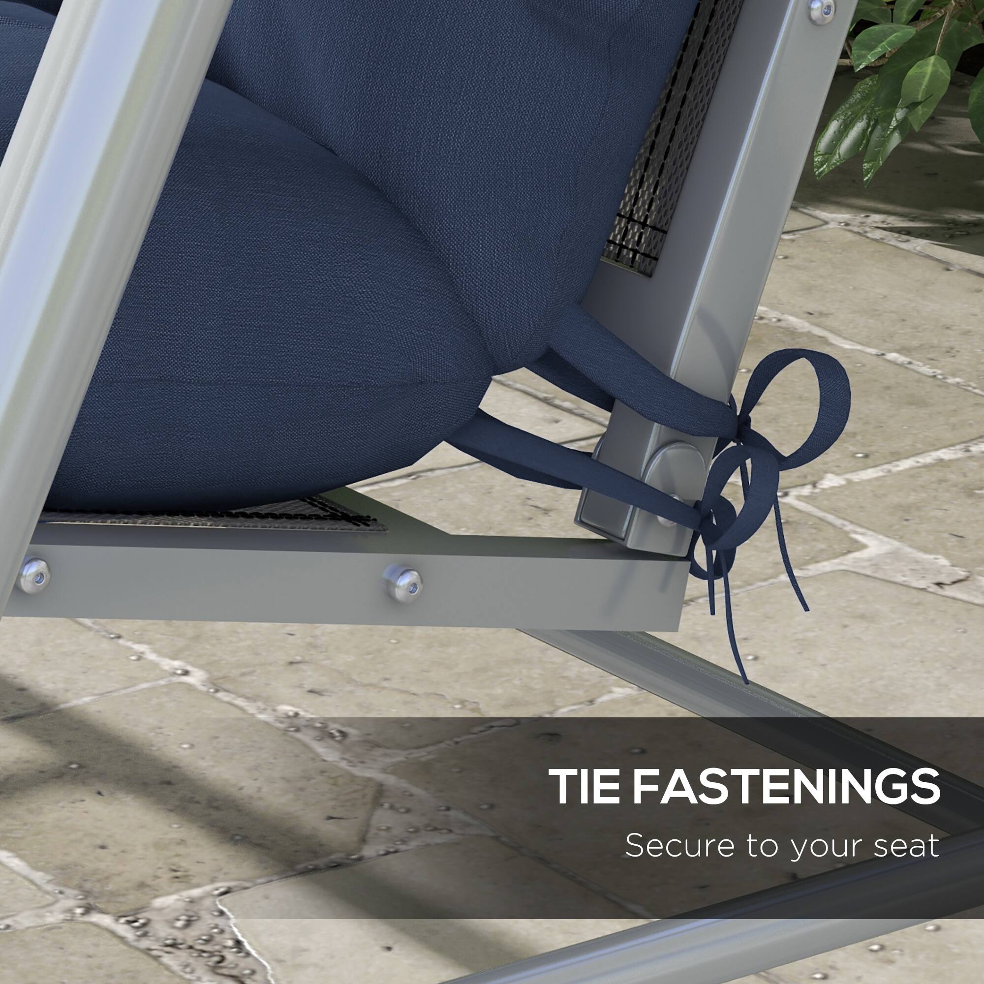 TIE FASTENINGS
Secure to your seat