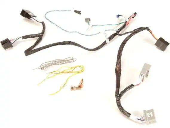 Front. iDatalink - HK4 T-harness for select 2015-20 Hyundai/Kia vehicles with push-to-start ignition (CMHCXA0 module also required) - Black.