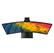 Left. Philips - Philips Ultrawide 34B1U5600CH 34" Class Webcam UW-QHD Curved Screen LCD Monitor - 21:9 - Textured Black - 34" Viewable - Black.