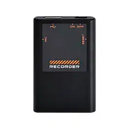 Cluzine - 64G Magnetic Voice Recorder, One Click Recording OTG AI Noise Reduction Voice Control Recorder for Business Meeting - Black