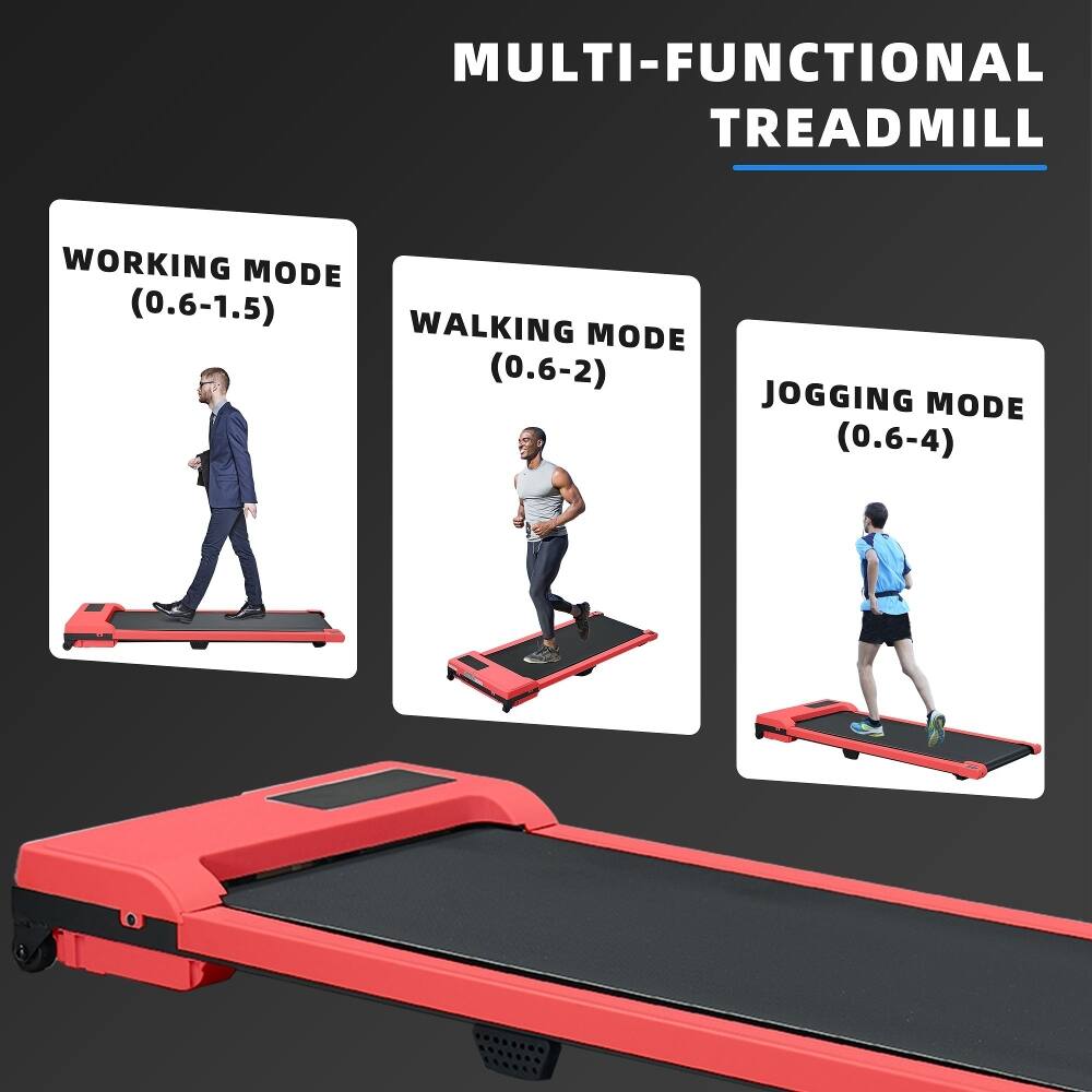 MULTI-FUNCTIONAL TREADMILL

WORKING MODE (0.6-1.5)

WALKING MODE (0.6-2)

JOGGING MODE (0.6-4)